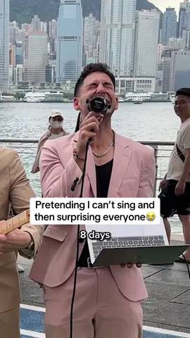 this song “8 Days” is out now🔥🌎 Pretended I couldn’t sing and then surprised everyone😭