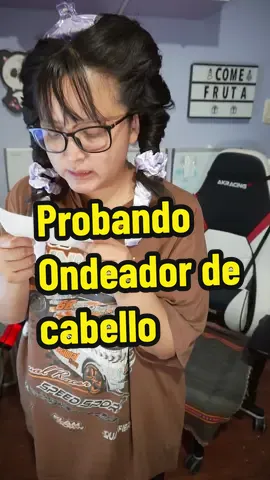 Probando  rizador de cabello .-. #fyñ #parati #fyp #peru #compras #fypシ 