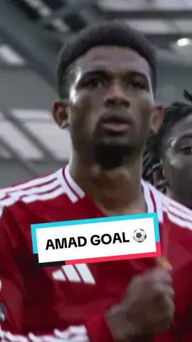First Premier League goal of the season for Amad 👏 #MUFC #ManUtd #Amad #PremierLeague