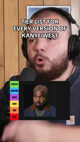 Tier List For EVERY Version Of Kanye West 🤔 #ChooseOne #MusicQuiz #TierList #Ye #KanyeWest #Ranking #Takes #NFRPodcast #FYP #RapTok #MusicTaste #GOAT #Era #2010s #2024 #RapQuiz #PickOne #Perfect #Podcast 