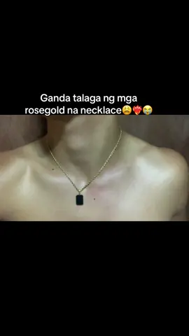 Ganda din ng mga rosegold necklace #fy #rosegoldnecklace #rosegold 