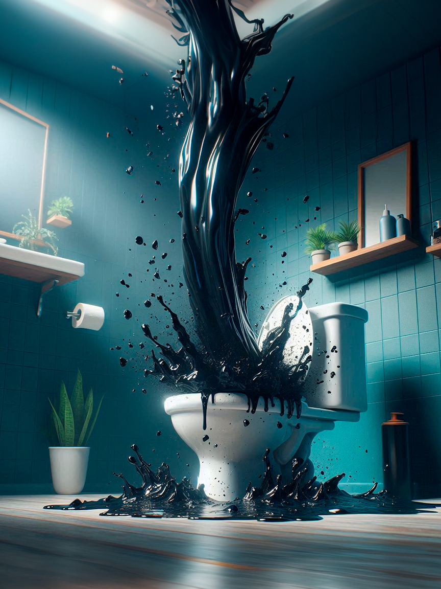 Toilet soda fountain