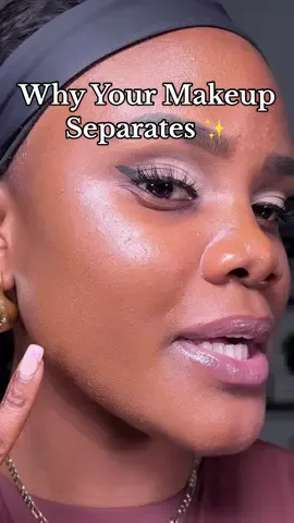 The reason your foundation is separating, is probably because of this common makeup mistake ✨  #beauty #makeup #makeuptips #makeuptutorial #makeupseparating 