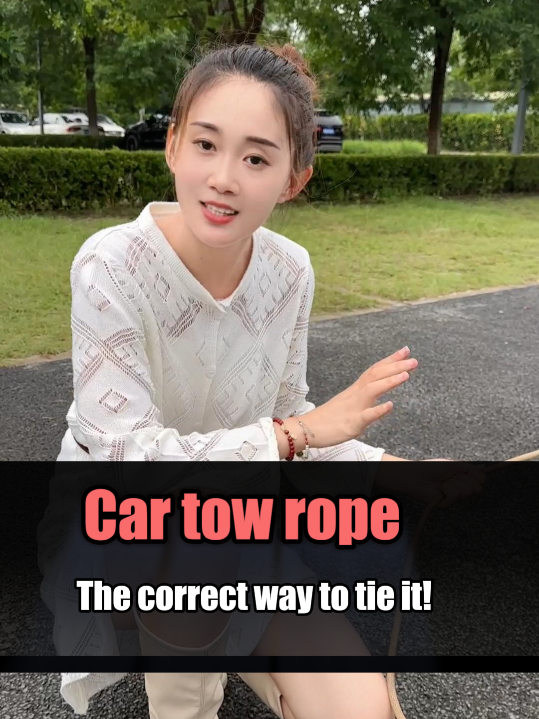 Have you learned how to tie a car tow rope?#driving #skills #tips #knowledge #fpy