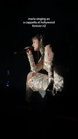 does anyone know what it’s called?? @themarias #themarias #themariasconcert #themariassubmarine #hollywoodforevercemetery #losangeles #concert #mariazardoya #acappella 