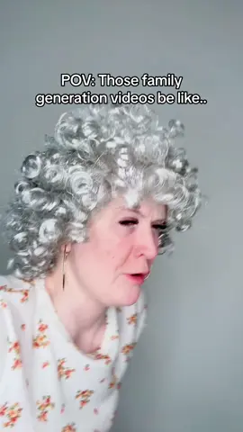 #pov Those family generation videos be like..cr: @haleyybaylee #foryou #viral #funny #acting #trend #늙음필터 