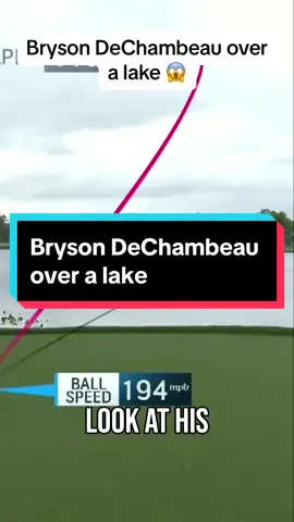 Bryson DeChambeau over a lake #perfectgolfswing #golf #golftok #brysondechambeau #golfpractice #golftips #fypシ゚viral #viral #fyp #golftiktok #golfswing #howtoplaygolf #longdruve #pga #creatorsearchinsights 