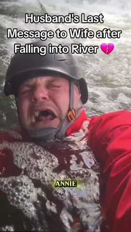 Husband's Last Message to Wife after Falling into River 💔 #heartbroken #emotional #husbandwife #goodbye #awareness #viral #actor #fy #fyp #for #foryou 