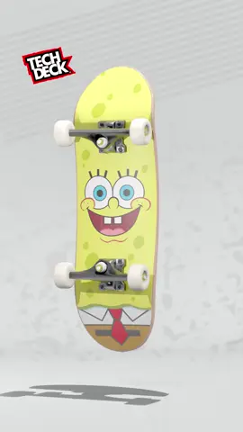 Get hyped on this ICONIC board from Snata Cruz and grab it now! 🧽 #TechDeck #startsmallgobig #spongebob #santacruzskateboards @Santa Cruz Skate 