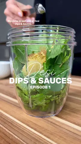 We’re bringing the heat on Episode 1 of Desi Dips & Sauces with CHUTNEY HOT SAUCE 🌶️—an herby, fresh blend that packs a punch and is perfect for drizzling on all your favorite dishes. Follow @platedbypadda for more healthy, easy Indian recipes! 🇮🇳 INGREDIENTS - 1 cup mint leaves - 1/2 cup cilantro leaves - 1 cup yogurt - 1/4 in ginger (1 tsp minced) - 1 garlic clove (1 tsp minced) - 1 green chili (alter based on heat tolerance) - 1 tbsp lemon - 1/2 tsp cumin - 1/4 tsp salt DIRECTIONS 1. Add all the ingredients—mint leaves, cilantro leaves, yogurt, minced ginger, minced garlic, green chili, lemon juice, cumin, and salt—into a blender. Blend until smooth and creamy. Enjoy! #indianfood #homemade #EasyRecipes #hotsauce #chutney #healthyrecipe #healthyfood #mintchutney #sauce 