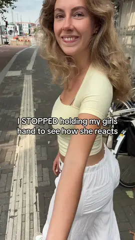 she’s too cute to prank I can’t 😭 #girlfriendprank #couplescomedy #coupleprank #prankingmygirlfriend #holdinghands 