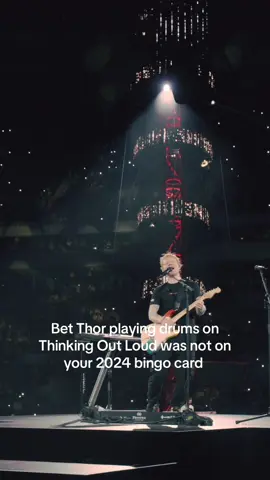 Got Chris Hemsworth to learn drums for my stadium show, find out why on his show #limitlesswithchrishemsworth Season 2 coming 2025 to @Disney+ #thorfortheencore #iwasworthy