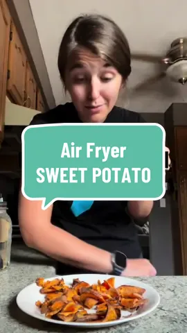 AIR FRYER SWEET POTATO 🍠  #airfryer#sweetpotato#yum#yummy#Recipe#fy#fyp#foryoupage#fatloss#weightloss#easy#simple  