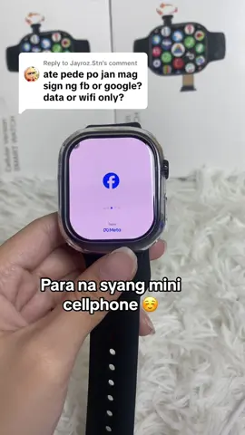 Replying to @Jayroz.Stn buy yours now☺️ nasa yellow basket na ang link.. #smartwatch #androidsmartwatch #minicellphone #trendingsmartwatch #trendingnow #fyp #fy 