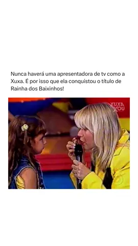 Esse vídeo é muito fofo! 🥹 💕 Da época que tinham mais programas infantis do que machetes policiais  #Xuxa #XuxaPark