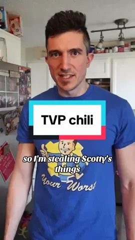 Replying to @ForrestDallasTX here you go 🙃 @scottykfitness #tvp #plantbased #Recipe #vegan #plantprotein #chili #protein #fiber 