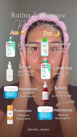 ¿Cansada de lidiar con la piel grasa? 😉Descubre nuestra rutina de skincare perfecta para mantener tu piel fresca y renovada todo el día y la noche. ¡Transforma tu piel con pasos simples y efectivos que te dejamos en @barika_shophn! 👌🤌😉 #fypシ #honduras #skincare  #skincare #skincareroutine #skincareaddict #skincareproducts #skincareaman  #skincaretips #skincareblogger #skincarecommunity #skincarelover #skincareobsessed  #skincarediary  #skincareproducts #skincaretips #glowingskin 