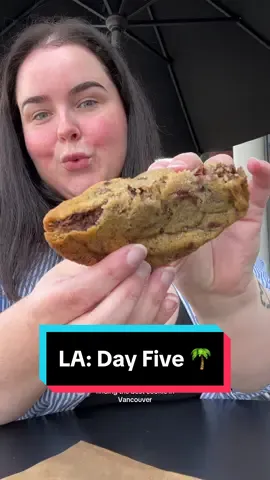 Day five in LA! Loved a last minute vacation to break away from routine. I wish I thought to bring you a cookie @Jujeats!  Kept it lowkey visiting Erewhon and Pops Bagels before heading home.  #california #sahmvlog #losangeles #losangelesvlog #bluebottlecoffee #icednola #erewhon #erewhonreviews #losangelesmom #culvercity 