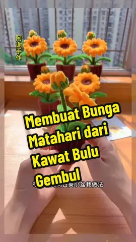 Cara membuat bunga matahari dari kawat bulu gembul #kawat #kawatbulu #kawatbulugembul #keterampilantangan #keterampilan #craft #hosfiahilda #kawatbulu100pcs #kawatbuluisi100 #bungakawatbulu #diybunga #DIY  @302823sktt