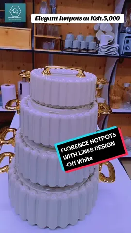 *4 pcs set Florence hot pots with lines design* ✔️ksh 5,000 ▫️ Quality 👌👌👌 ▫️Keeps hot 8 hrs Capacity 1.0 litre 1.5 litres  2.5 litres 3.0 litres #glahpesuppliers #florencehotpots #hotpotswithlinesdesign #hotpots #Kenya #254 #kitchenutensils #kitchenware 