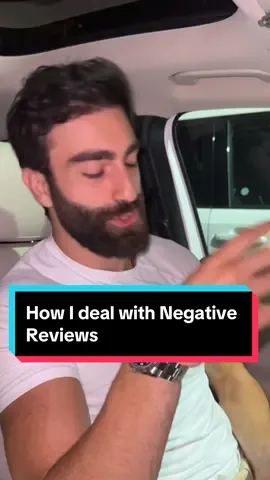 How do you guys deal with negative reviews?