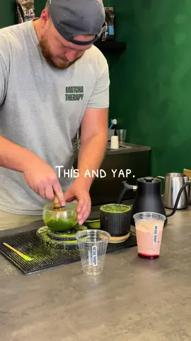 matcha + yap… that is all 😌 #thisandyap #matchagirlie #bestmatchagoldcoast #fypシ 