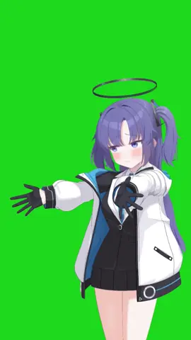 spesial 1k fol, bagi greenscreen gfx nih  Yuuka - Blue archive  . . . Mentahan gfx gerak #fyp #edit #anime #animation #halu #bluearchive #gfx #gfxdesign #fypシ #gfxmanipulation #greenscreen 