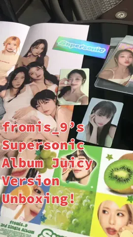 fromis_9’s Supersonic Unboxing!!!  Its been a whileeee #fromis_9 #flover #fromis #kpop #unboxing #fyp #kpopfyp #chaeyoung #seoyeon #hayoung #jisun #nagyung #jiheon #jiwon #saerom #supersonic #hybe #pledis 
