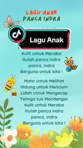 Nada lagu naik becak bisa juga nih pake lirik ini untuk pengenalan panca indra kita ! Agar anak tahu sejak dini dengan cara yang seruu !  #panca #indra #laguanak #tumbuhkembanganak #orangtuabelajar #tentanganak #belajarseru #faktaunik 