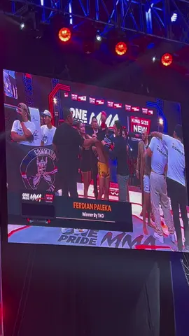 Congratulation kingg 🏆🥳 Welllll 🤙🏻🥊 #sherlyjessi #fyp #onepride #tvone #ferdianpaleka #mma2024 