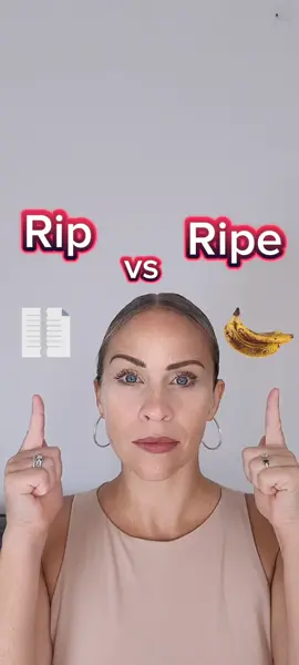 Do You Pronounce Rip & Ripe Correctly in English? (American English) #englishpronunciation 