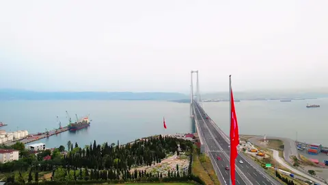 Osmangazi bridge, the bridge that connects Istanbul to Yalova. To find Properties for sale or rent visit bazaarmix.com #bazaarmix #istanbul #istanbulproperty #istanbulrealestate #istanbulprojects #osmangazibridge 