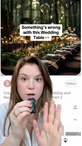 Something’s wrong with this wedding tablescape 👀 #weddingplanningtip #weddingdecor  