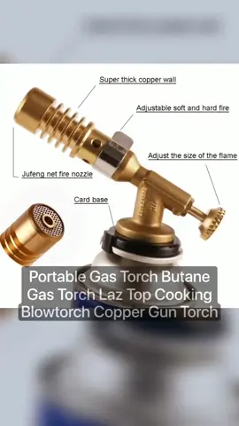 Portable Gas Torch Butane Gas Torch Laz Top Cooking Blowtorch Copper Gun Torch Under ₱64.00 - 104.00