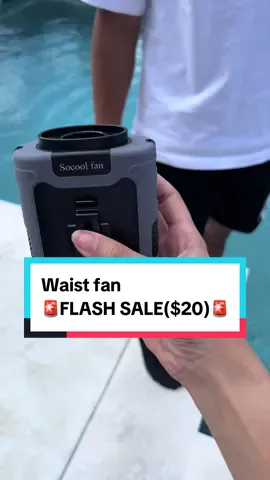 ON SALE for only $20🚨 HURRY and get your own before they INCREASE the PRICE‼️ #waistfan #fan #working #construction #trucker #refreshing 