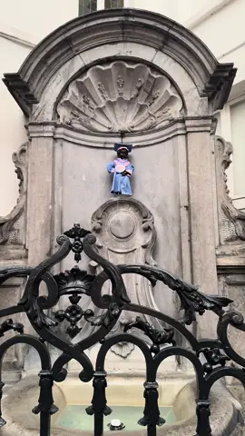 Manneken-Pis signifiant « le petit homme qui pisse » en bruxellois, est une fontaine sous la forme d'une statue en bronze de 55,5 centimètres de hauteur2,3 (61 cm avec le socle4) qui représente un petit garçon nu en train d'uriner. Elle est située au cœur de Bruxelles, à deux pas de la Grand-Place, c’est le symbole le plus connu des Bruxellois ; il personnifie aussi leur sens de l'humou😃###soukakenza #fyp #tiktokfyp #trend #belgique #bruxelles #brussels #mannekenpis #monument #discover #بلجيكا🇧🇪_بروكسيل_المانيا_فرنسا_هولندا 