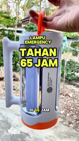 Lampu emergency aoki tahan 65 jam bisa buat senter juga dan bisa buat powerbank. #lamp #emergency #lampuemergency 