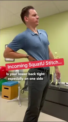 A QL stretch may be helpful for some & showing the need for more stability for others! Here’s an example! #stitch @Dr. Dan, DPT #physicaltherapy #backpain #lowback @Muscle and Motion 