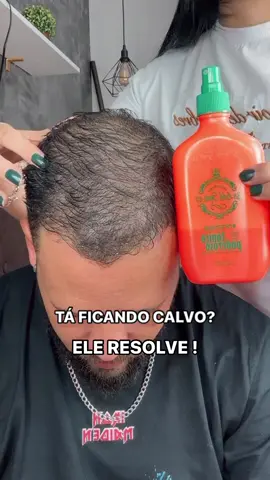 Ta ficando calvi? Ele resolve! . . . #tonico #tonicocapilar #calvo #homens #tonicopoderoso #cabelo 