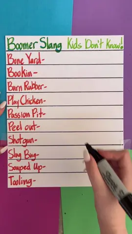 Boomer slang kids don’t know #reels #grammar #slang 