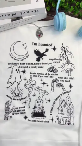 How many songs can you guess?? I can feel the Halloween vibes in the lyrics 🎶. . #haunted #imhaunted #swiftie #swifties #ttpd #hauntedtiktok #swiftforhalloween #halloweenoutfit  #thetourturedpoetsdepartment #halloweenshirt #halloweenoutfit #halloweenfashion #halloween2024  #ttpdalbum #swifttok #swifthalloween  #swiftie4life #ttpd #loveswift #ttpdalbum #halloween #halloweenswiftie #trending #foryou #virał #fashion#outfit 
