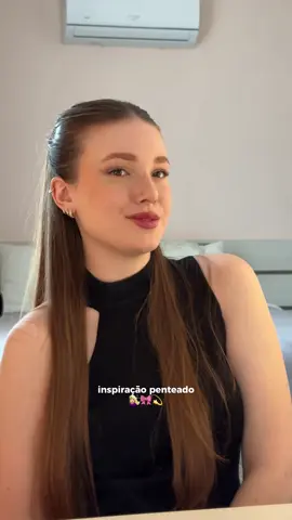 Inspiração de penteado fácil 💇🏼‍♀️🎀💗 . . . #penteados #penteadofacil #cabelo #penteadocleangirl 