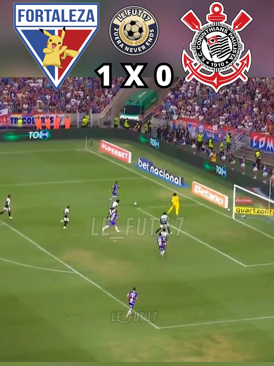 Fortaleza x Corinthians 😂🤣😁😄 #meme #futebol #fortaleza #fortalezaec #fortalezafc #brasileirao #corinthians #timao #gavioesdafiel #bandodeloucos #fut #futbol⚽️ #futeboldazueira #videoviral #foryou