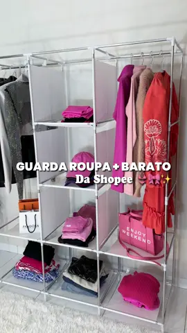 Eu ameiii 💞 o que vcs acharam? Lembrando que tem link na biooo #fy #shopee #shopeehaul #comprasonline #comprinhas #guardaroupa #organizacao 