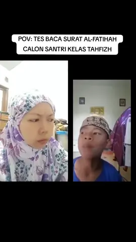 #duet dengan @Radit Aja🔥🔥Maaf ya dek, biar pun orang tuamu meminta untuk langsung masuk kelas tahfizh, tapi kamu harus ikut kelas iqro dulu. #gurungaji #bacaalquran  #santri #santrilucu #tahfidz #anaklucu #alquran 