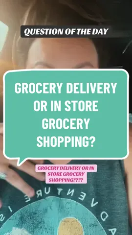 #grocery #groceryshopping #delivery #instore #questionoftheday 