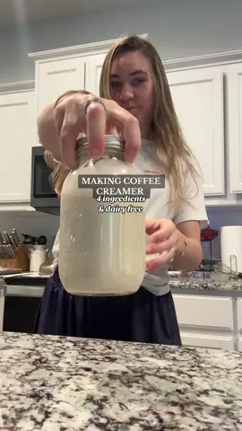 The true test is seeing if this homemade coconut milk creamer actually tastes good in your coffee ☕️🥛🥥 Ingredients:  - can of coconut cream - can of sweetened condensed coconut milk  - vanilla  - pinch of sea salt  - glass jar for storage  Combine all until well mixed and store in glass jar in the fridge  #nondairycoffeecreamers #DIYCreamer #CoffeeLover #CoconutMilkCreamer 