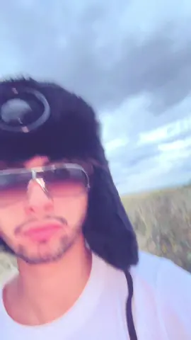 new chthonic black fur ushanka with black emblem