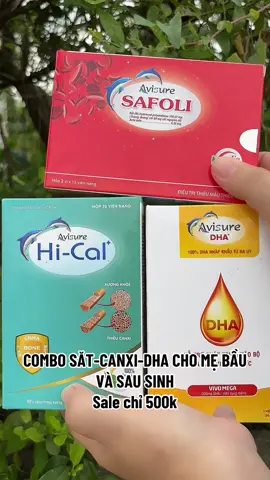 Combo Sắt-Canxi-DHA Cho Mẹ Bầu. #avisure #avisurehical #avisurebau #avisuresafoli #avisuredha #satchomebau #canxichomebau #dhachomebau #’#mebauthongthai #mevabe #mebimsua #xuhuong 