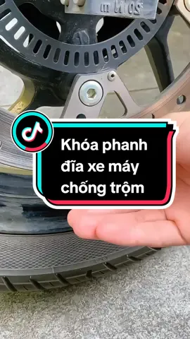 Ổ khóa phanh đĩa xe máy mini nhỏ gọn chất liệu thép không rỉ, chống trộm. #khoaphanhdia #khoaphanhdiachongtrom #khoaphanhdiaxemay #khoathangdia #okhoachongtrom 